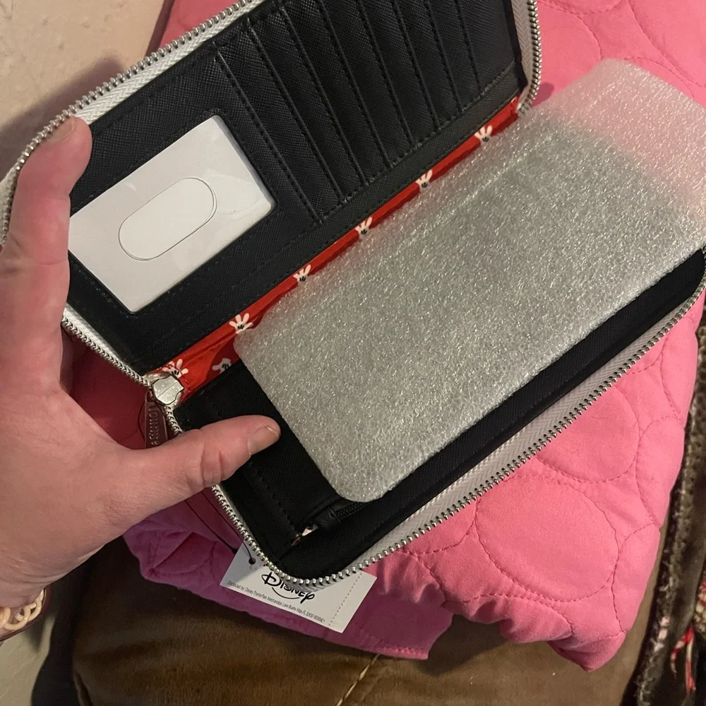 Loungefly Disney Parks Mickey Mouse Black and White Wallet - Picture 7 of 12